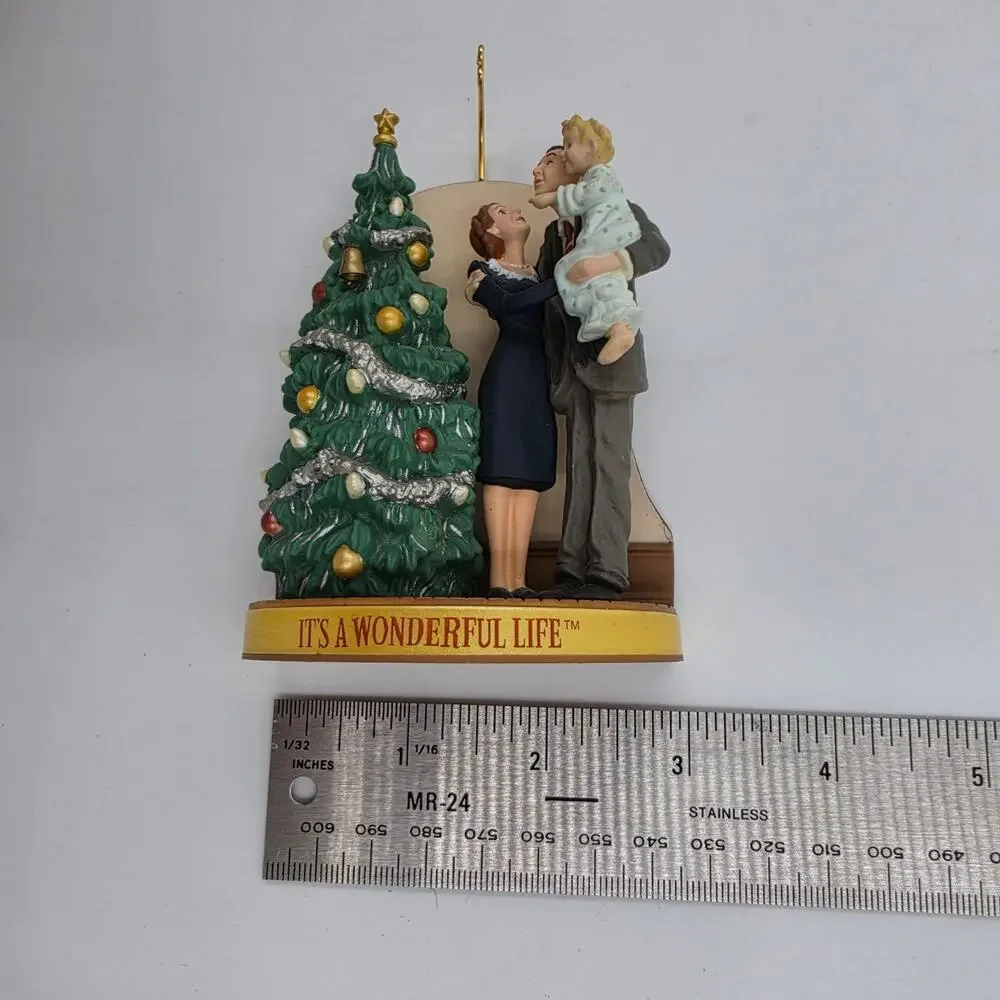 VTG 1996 HALLMARK It's a Wonderful Life Christmas Ornament Anniversary 50 Years